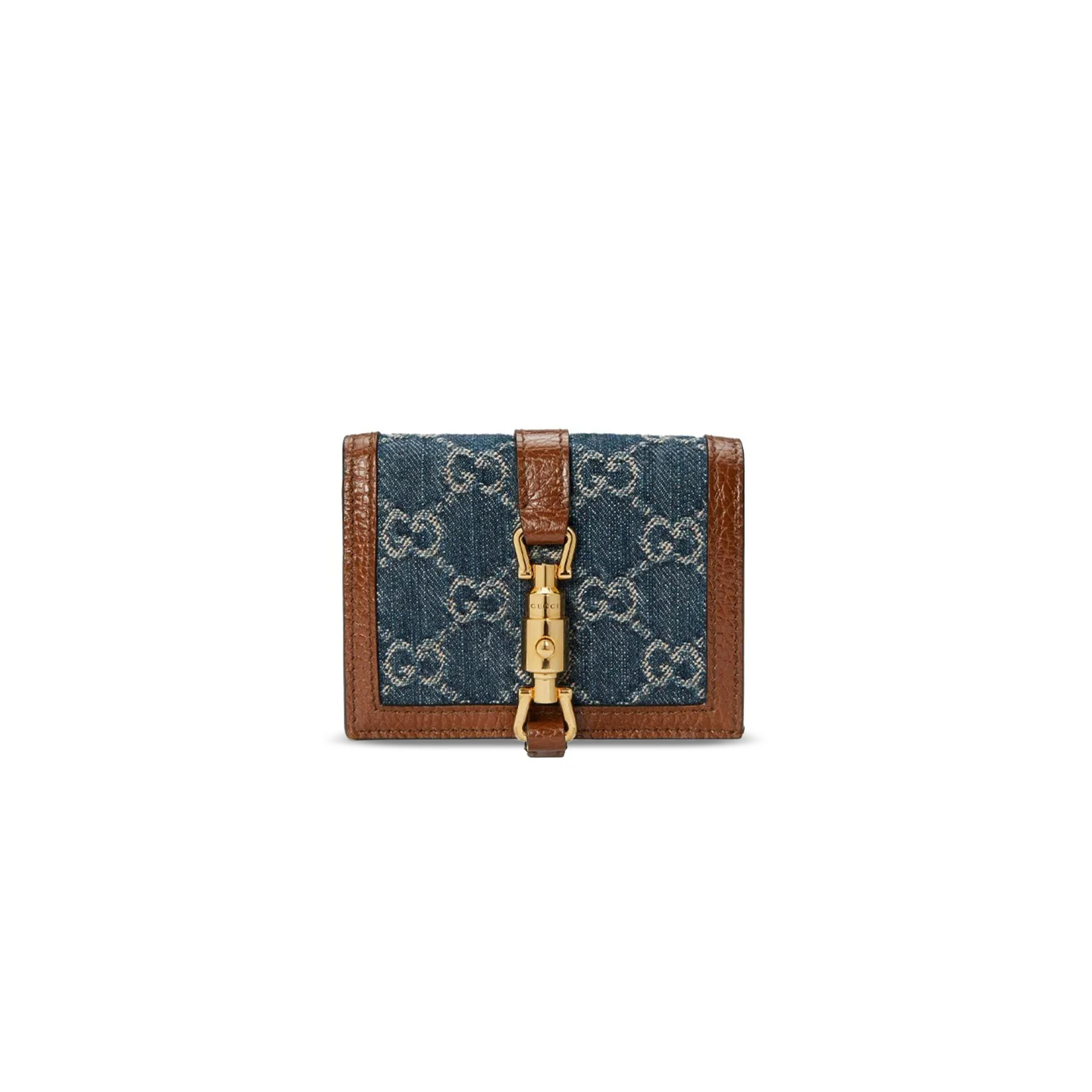 GUCCI JACKIE 1961 CARD CASE WALLET 645536 (11*8.5*3cm)